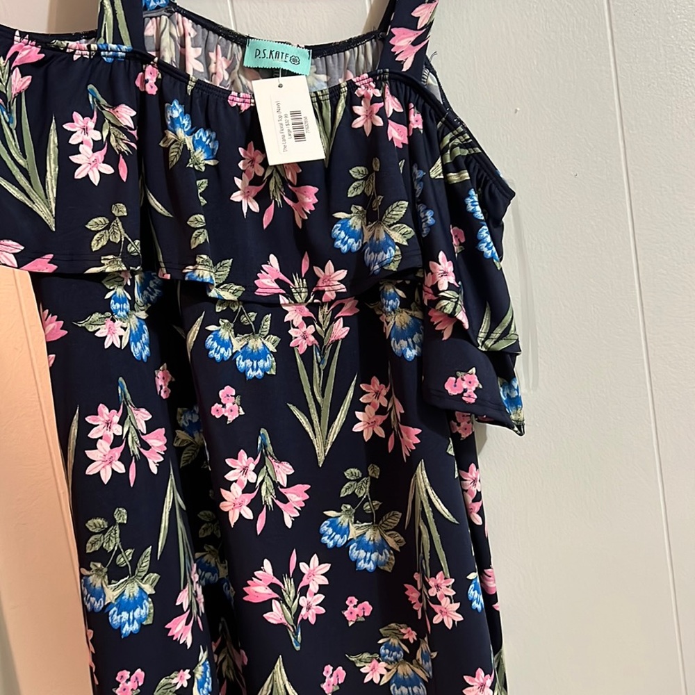 Super soft off the shoulder tank top.